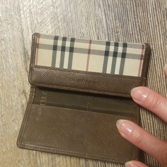 BURBERRY Nova Check 5 Ring Key holder Brown Leather EXCELLENT Condition Snappy - Picture 16 of 16